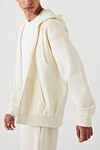 zip oversized hoodie